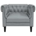 Miniatyrbillede 5 af 11: vidaXL Chesterfield-sofastol stof lysegrå