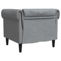 Miniatyrbillede 7 af 11: vidaXL Chesterfield-sofastol stof lysegrå