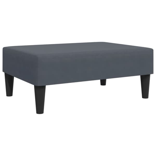 vidaXL sofasæt 2 dele med puder velour mørkegrå