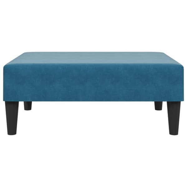 vidaXL sofasæt 2 dele med puder velour blå
