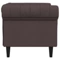 Miniatyrbillede 6 af 11: vidaXL Chesterfield-sofastol stof mørkebrun