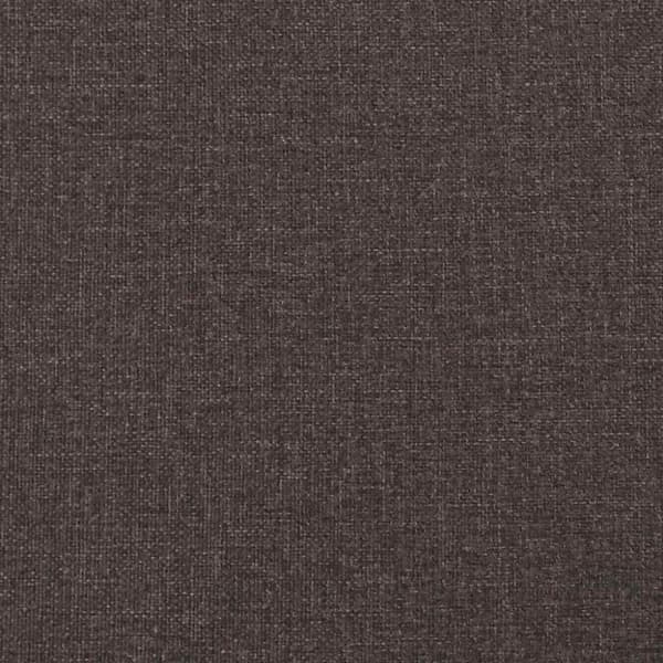 vidaXL Chesterfield-sofastol stof mørkebrun