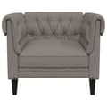Miniatyrbillede 4 af 9: vidaXL Chesterfield-sofastol stof gråbrun