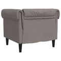 Miniatyrbillede 6 af 9: vidaXL Chesterfield-sofastol stof gråbrun