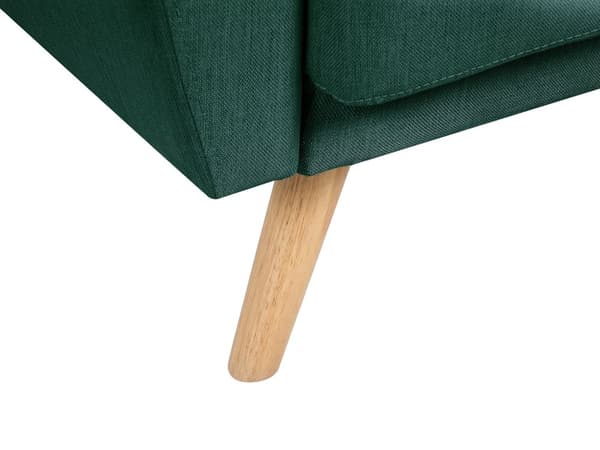 Sovesofa Grøn Polyester 3 Personers Moderne Blød Sofa Sofaseng Tre Pers Designsofa til Værelse Stofsofa Konvertibel Klik Klak