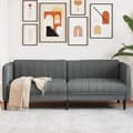 Miniatyrbillede 1 af 9: vidaXL 3-personers sofa stof mørkegrå