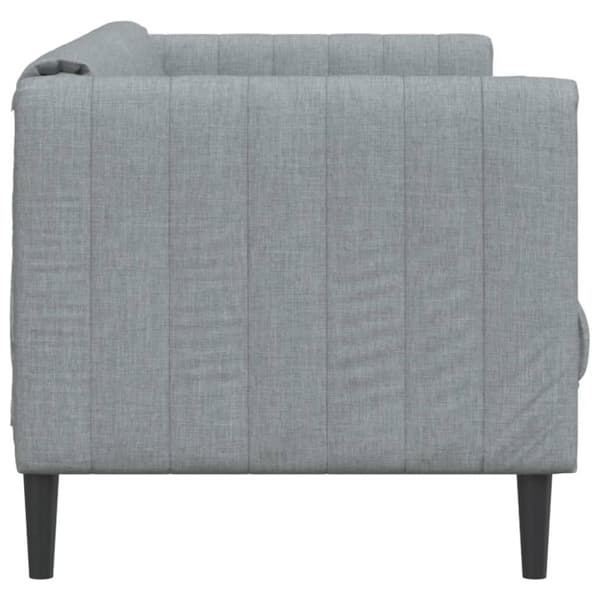 vidaXL 3-personers sofa stof lysegrå