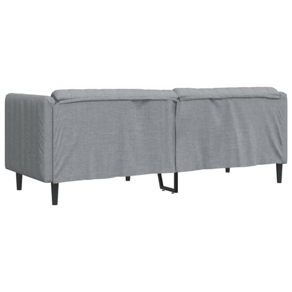 vidaXL 3-personers sofa stof lysegrå
