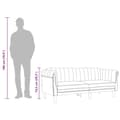 Miniatyrbillede 11 af 11: vidaXL 3-personers sofa velour lysegrå