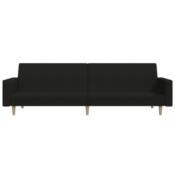 2-personers sovesofa stof sort