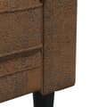 Miniatyrbillede 7 af 9: Chesterfield-sofastol stof brun