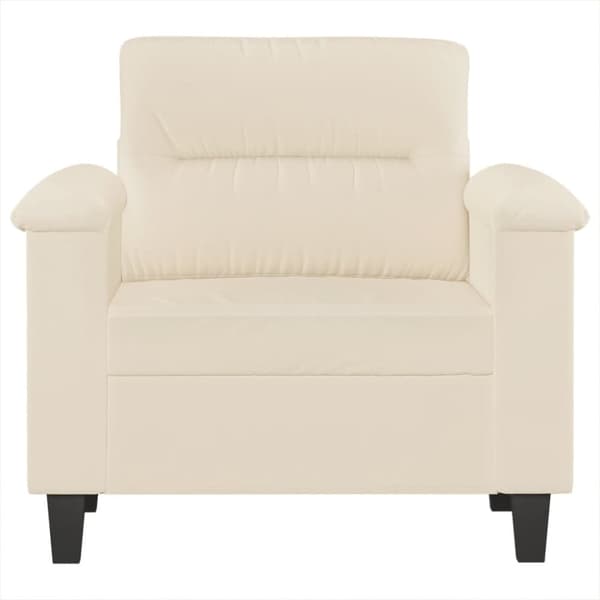 sofastol 60 cm mikrofiberstof beige