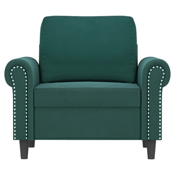 lænestol 60 cm velour lysegrøn