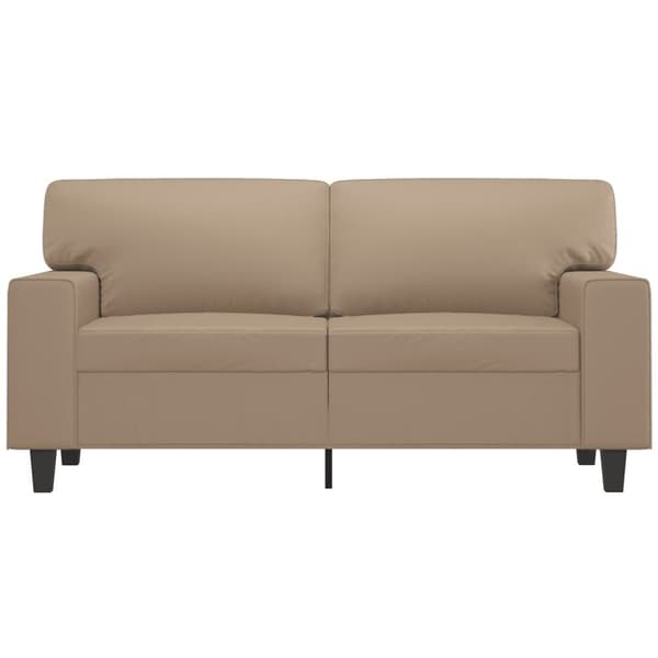 2-sitssoffa cappuccino 120 cm konstläder