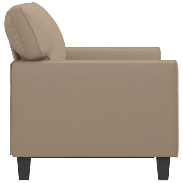 2-sitssoffa cappuccino 120 cm konstläder