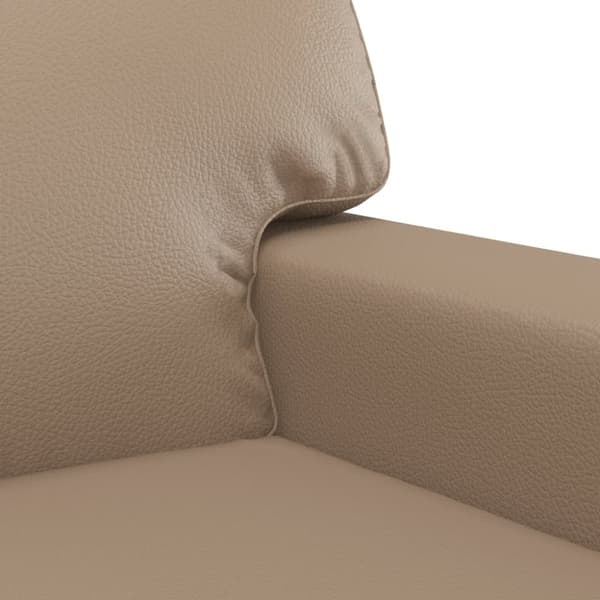 2-sitssoffa cappuccino 120 cm konstläder