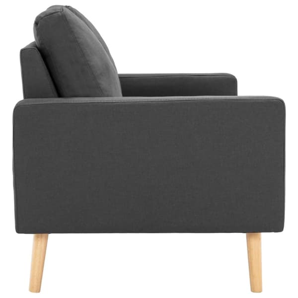 Soffa 2-sits mörkgrå tyg