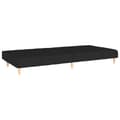Miniatyrbillede 6 af 10: 2-personers sovesofa stof sort