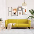 Pikkukuva 3 / 9: Soffa 3-sits gul sammet