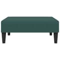 Miniatyrbild 8 av 10: Bäddsoffa 2-sits med fotpall mörkgrön sammet