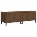 Miniatyrbillede 6 af 9: vidaXL 3-personers sofa stof brun