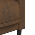 Miniatyrbillede 7 af 9: vidaXL 3-personers sofa stof brun