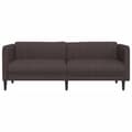 Miniatyrbillede 4 af 9: vidaXL 3-personers sofa stof mørkebrun