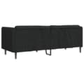 Miniatyrbillede 6 af 9: vidaXL 3-personers sofa stof sort
