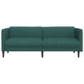 Miniatyrbillede 4 af 9: vidaXL 3-personers sofa stof mørkegrøn