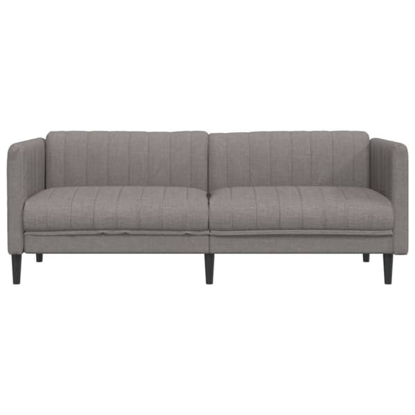 vidaXL Soffa 3-sits taupe tyg