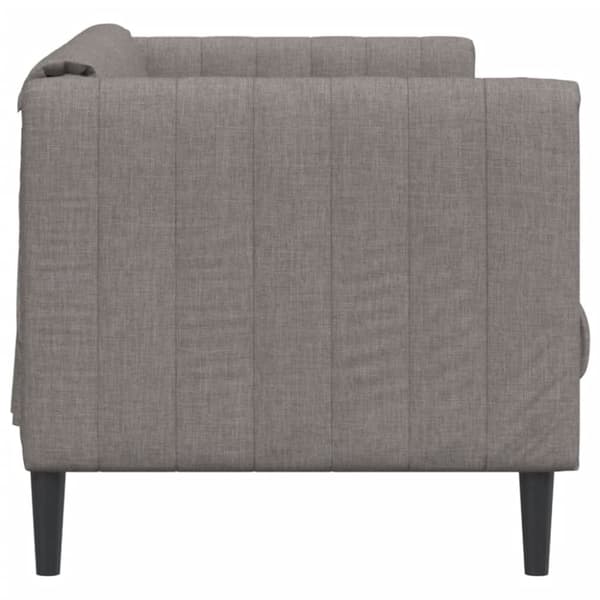 vidaXL Soffa 3-sits taupe tyg