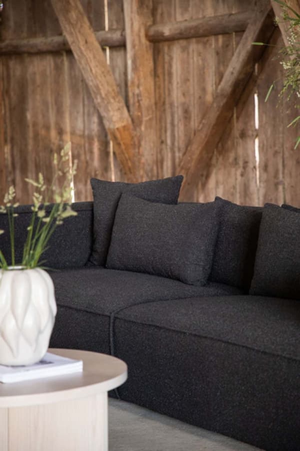 Gillholmen soffa 3 sits svart.