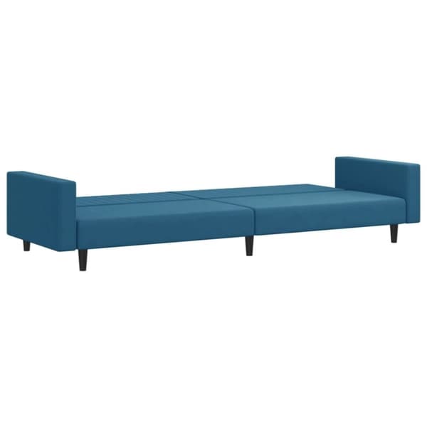 vidaXL sofasæt 2 dele velour blå
