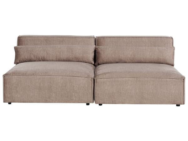 Moduuliosa ruskea polyesteri kangas verhoilu 2 hengelle modulaarinen moderni tyyli