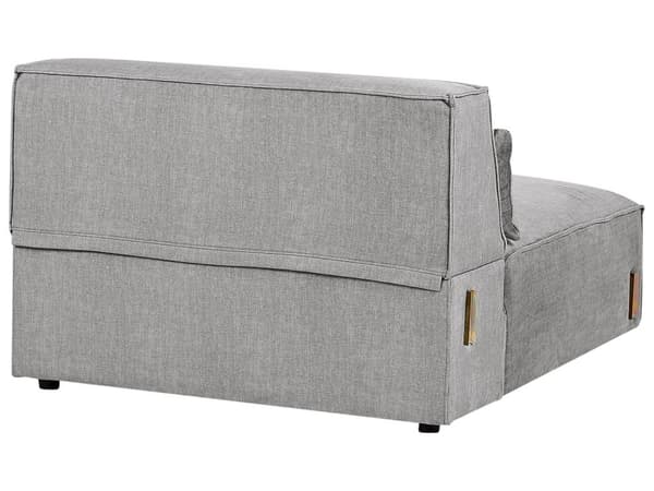 Moduulikulmasohva harmaa polyesteri kangas verhoilu oikea 3 hengelle modulaarinen moderni tyyli