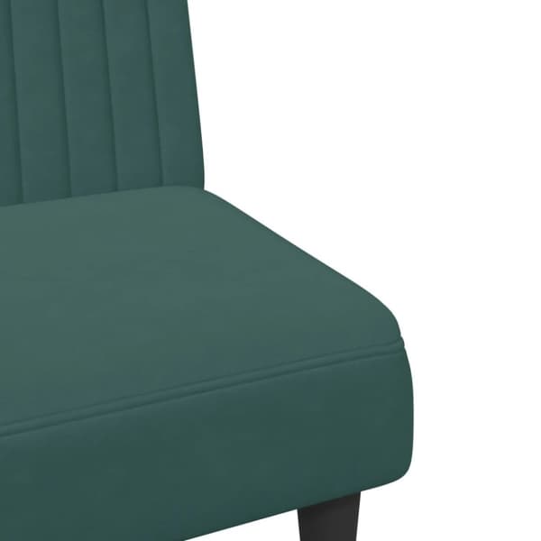 vidaXL sofasæt 2 dele velour mørkegrøn