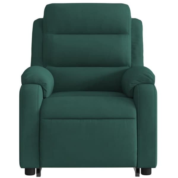 vidaXL løftestol velour mørkegrøn