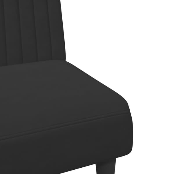 vidaXL sofasæt 2 dele velour sort