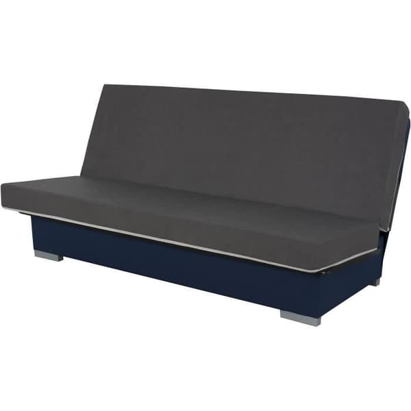 3-sits bäddsoffa - Blå - Sov 120x190 cm
