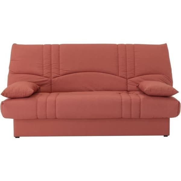 3-sits clic clac bänk - Terrakottatyg - Modern stil - L 190 x D 92 cm - DREAM