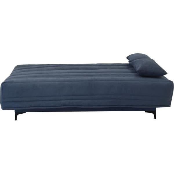 3-sits bäddsoffa - Blått tyg - L199 x D96 x 103 cm - KRISTEN - Modern stil