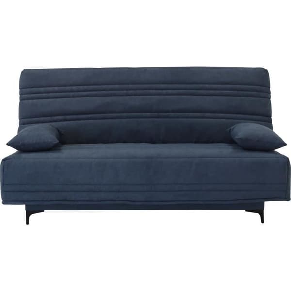3-sits bäddsoffa - Blått tyg - L199 x D96 x 103 cm - KRISTEN - Modern stil