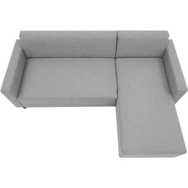 BOB 4-sits fast hörnsoffa - Mustyg - Vändbar - L 197 x D 117 x H 65 cm