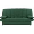 Miniatyrbild 1 av 4: 3-sits bäddsoffa - 100 % grönt bomullstyg - Modern stil - L 190 x D92 cm - MILA