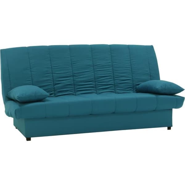 3-sits bäddsoffa - Ankblå - L 190 x D92 cm - MILA