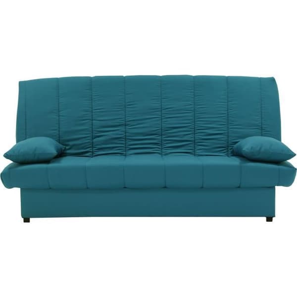 3-sits bäddsoffa - Ankblå - L 190 x D92 cm - MILA