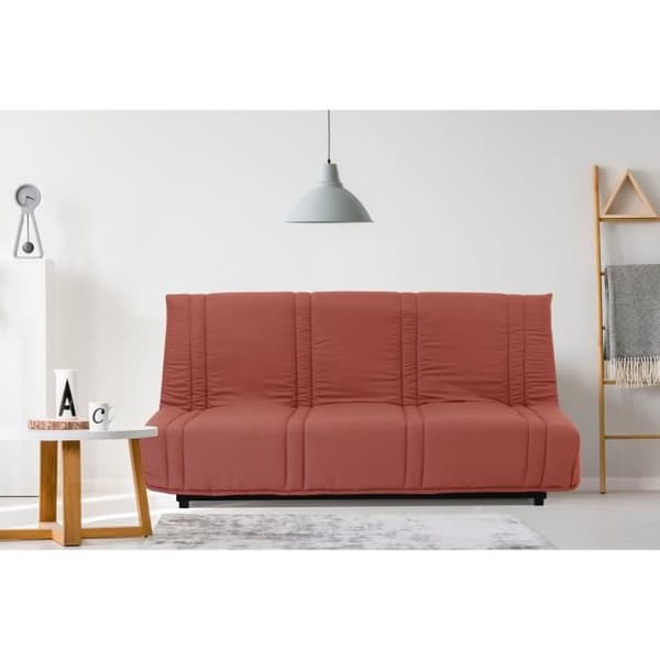 3-sits bäddsoffa - Terrakotta - 100% bomull - L 193 x D 92 cm - LENA