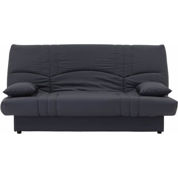 3-sits bäddsoffa - Antracitgrått tyg - L 190 x D 92 cm - DREAM - Modern stil