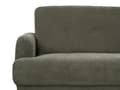 Miniatyrbilde 8 av 11: 3-seters Sofa Mørkegrønn Kordfløyel Treben Loveseat Sofa Retro Minimalistisk Stuemøbler
