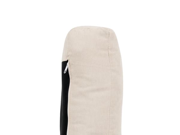 Soffa 3-sits Beige Manchestertyg Träben Loveseat Retro Minimalistiska Vardagsrumsmöbler